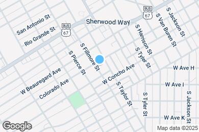 Map image of the property - 212 S Fillmore St