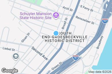 Map image of the property - 117 4th Ave