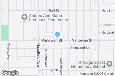 Map image of the property - 13949 Vanowen St