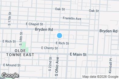 Map image of the property - 296 S Ohio Ave
