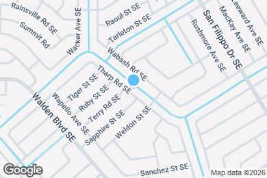 Map image of the property - 1539 Tharp Rd SE