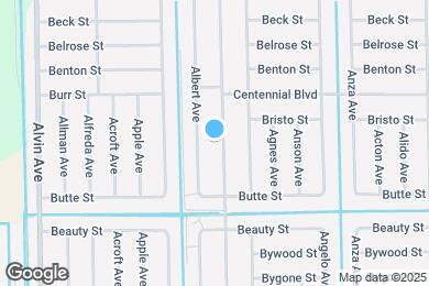 Map image of the property - 1031 Abrams Blvd