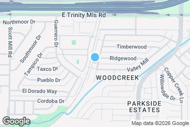 Map image of the property - 2209 Woodcreek