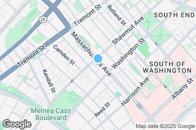 Map image of the property - 615 Massachusetts Ave