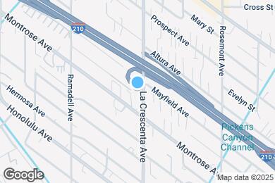 Map image of the property - 4133 La Crescenta Ave