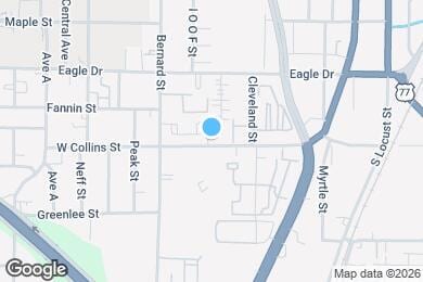 Map image of the property - 734 W Collins St