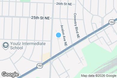 Map image of the property - 2202 Brownlee Ave NE