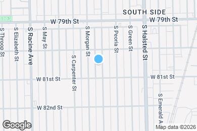 Map image of the property - 8032 S Sangamon St