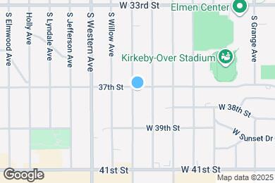Map image of the property - 1809 W 37th St
