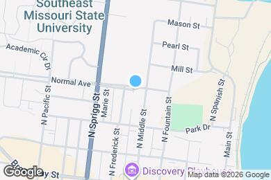 Map image of the property - 515 Washington Ave