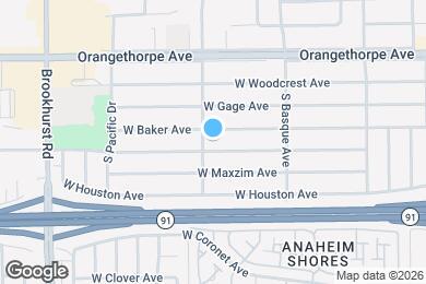 Map image of the property - 1479 W Roberta Ave