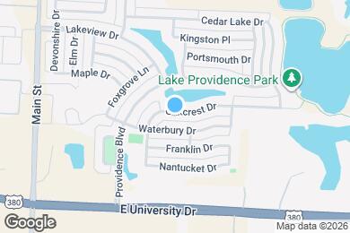 Map image of the property - 1116 Oakcrest Dr