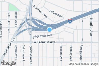 Map image of the property - 432 Ridgewood Ave