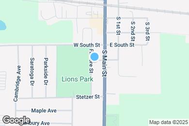 Map image of the property - 119 W Swain St