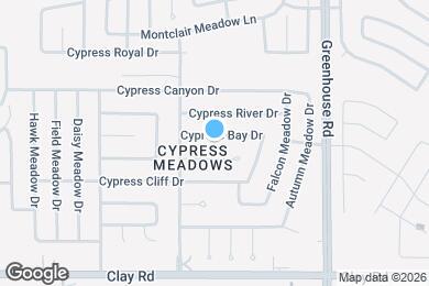 Map image of the property - 19311 Cypress Bay Dr