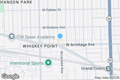 Map image of the property - 2015 N LeClaire Ave