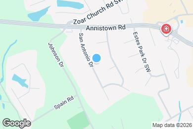 Map image of the property - 3396 San Antonio Dr