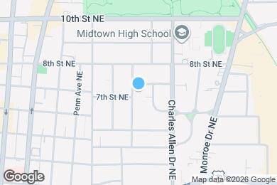 Map image of the property - 861 Durant Pl NE