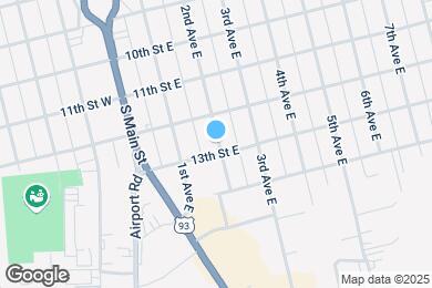 Map image of the property - 1282 2nd Ave E