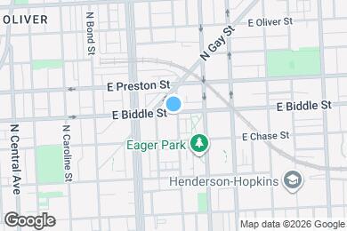 Map image of the property - 1733 E Biddle St
