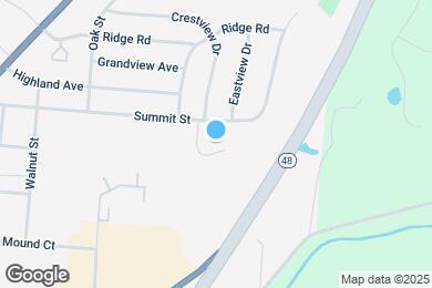 Map image of the property - 395 Ridgewood Ln