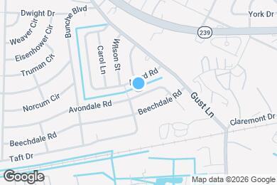 Map image of the property - 220 Avondale Rd