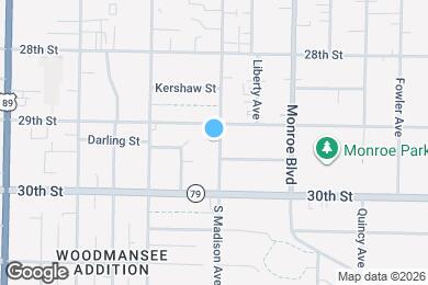 Map image of the property - 2921 S Madison Ave