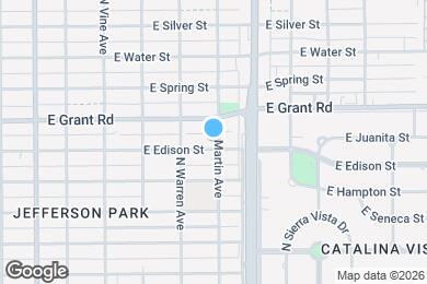 Map image of the property - 1739 E Edison St