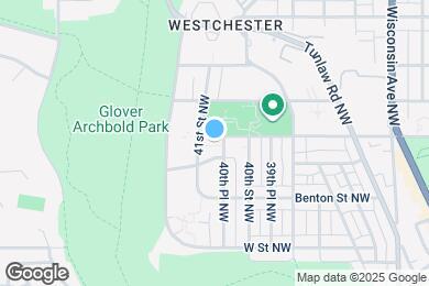 Map image of the property - 4024 Calvert St NW