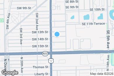 Map image of the property - 20 SE 13th Terrace
