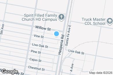 Map image of the property - 16588 Vine St