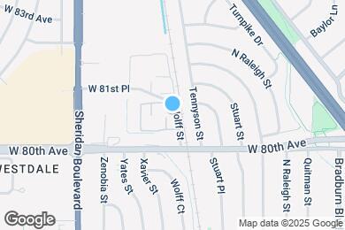 Map image of the property - 8023 Wolff St