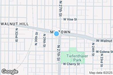 Map image of the property - 2714 W Walnut St