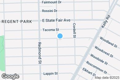 Map image of the property - This beautifully updated 3-bedroom, 1-bath...