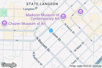 Map image of the property - 402 W Dayton St