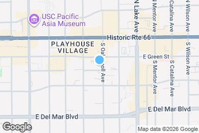 Map image of the property - 111 S Oak Knoll Ave