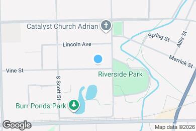 Map image of the property - 820 Vine St