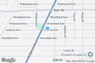 Map image of the property - 1431 Indiana Ave