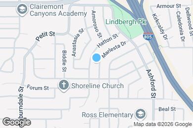 Map image of the property - 3950 Marlesta Dr