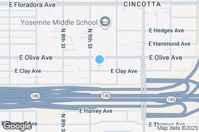 Map image of the property - 3935 E Clay Ave