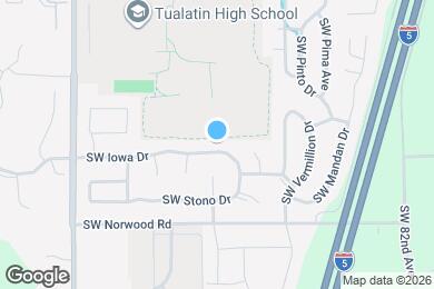Map image of the property - 8925 SW Iowa Dr