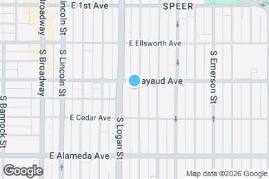 Map image of the property - 1 S Pennsylvania St