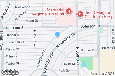Map image of the property - 727 N Highland Dr