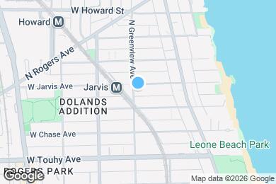 Map image of the property - 7359 N Greenview Ave