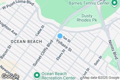Map image of the property - 4760 Voltaire St
