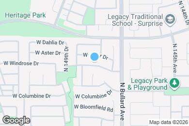 Map image of the property - 14836 W Windrose Dr