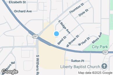 Map image of the property - 827 Dixie St