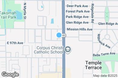 Map image of the property - 9801 N 55th St