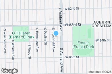 Map image of the property - 8345 S Marshfield Ave