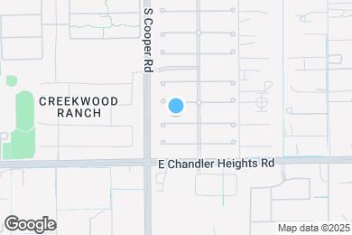 Map image of the property - 2066 E San Carlos Pl